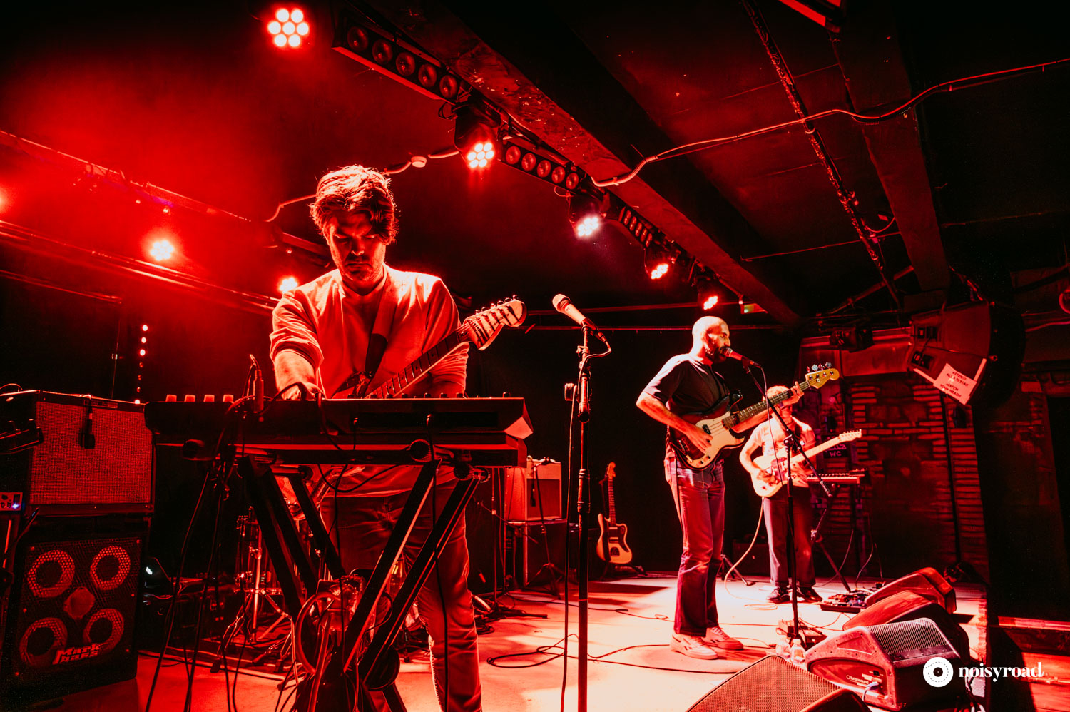 I Preoccupations live sul palco del Monk Roma