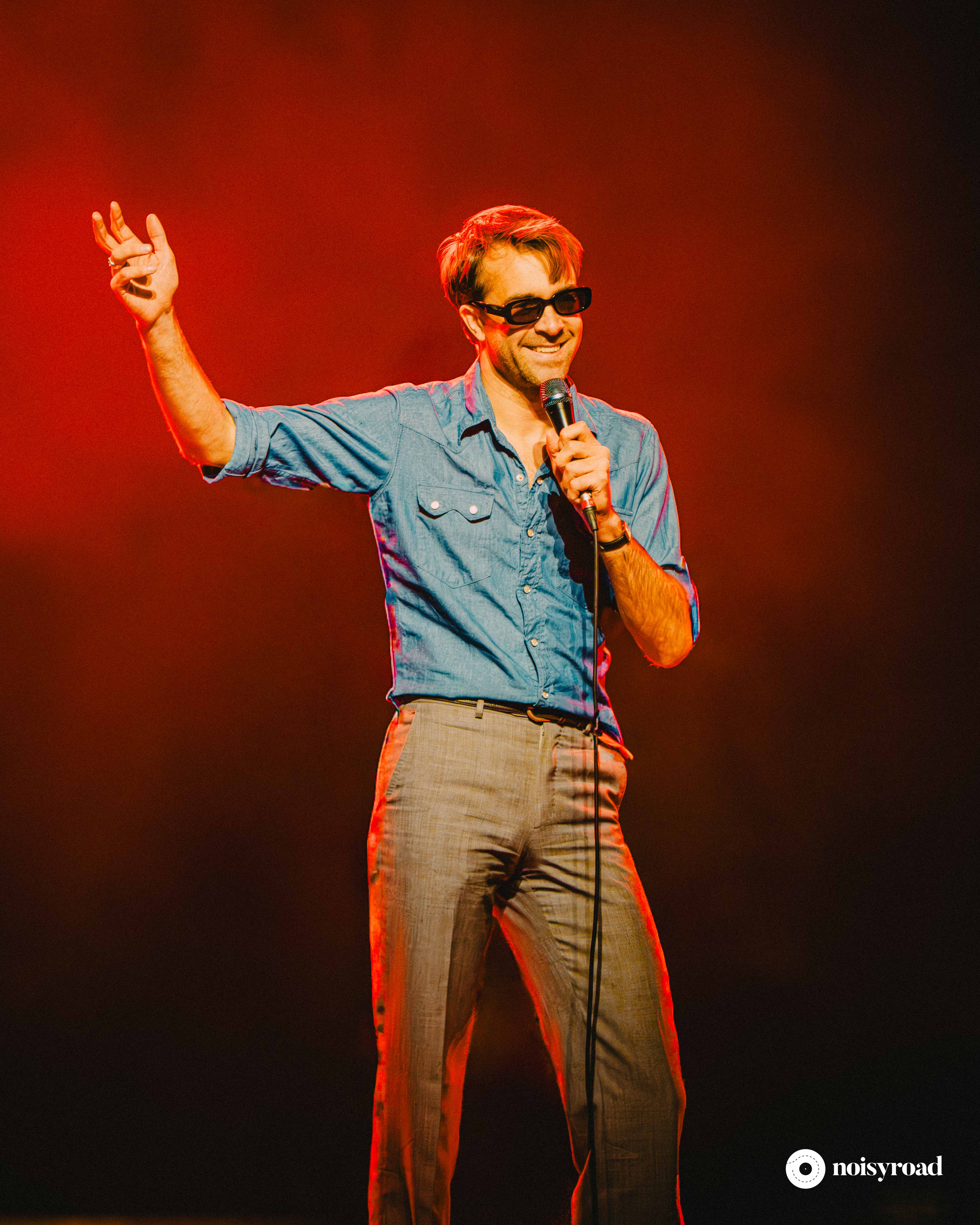 Il cantante dei Vacciness, Justin Young, al Forum di Milano, 2025