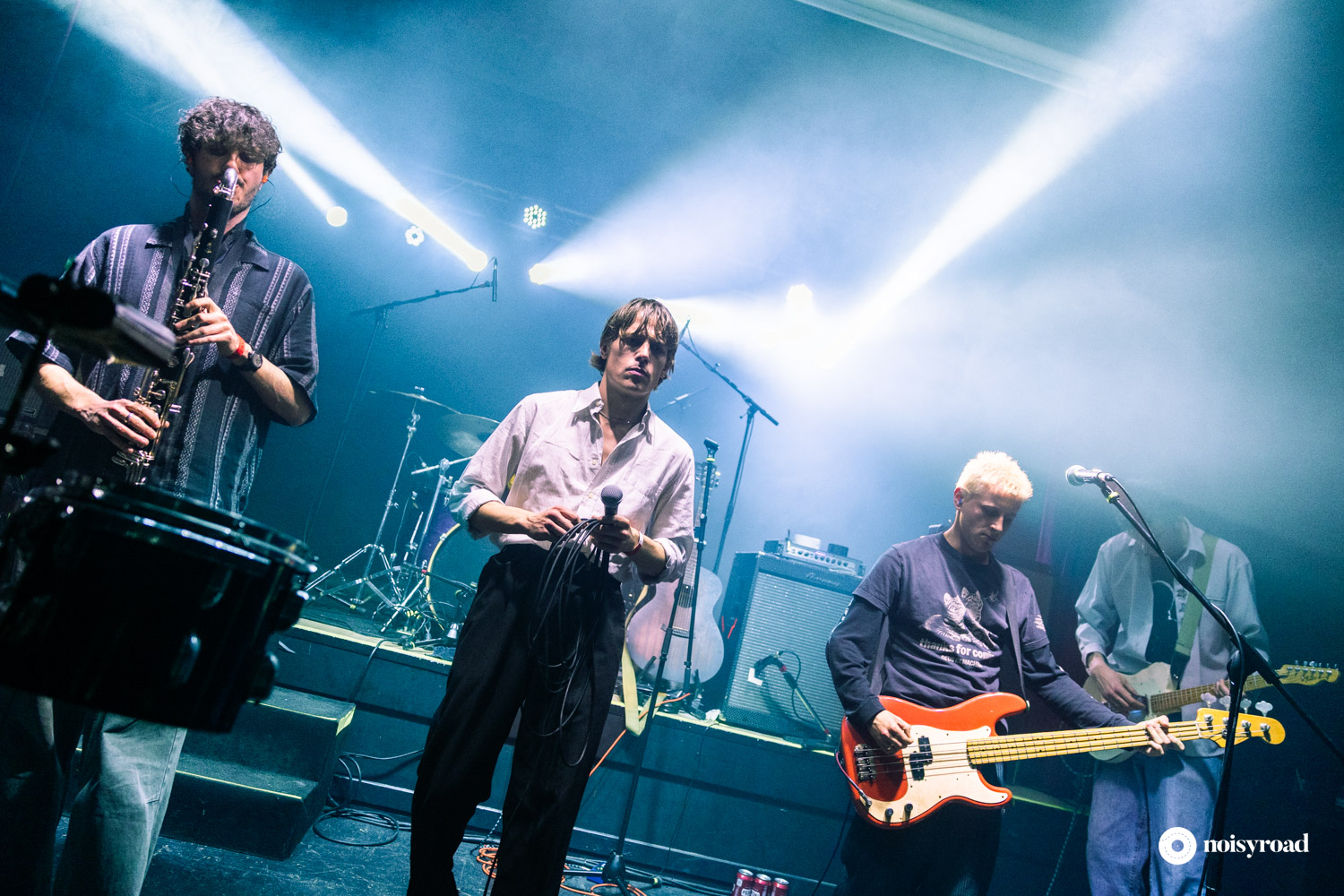 La band Deadletter sul palco dell'Arci Bellezza di Milano, 2026